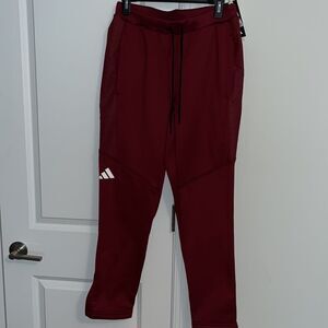 Adidas Men's Burgundy Athletic Pants